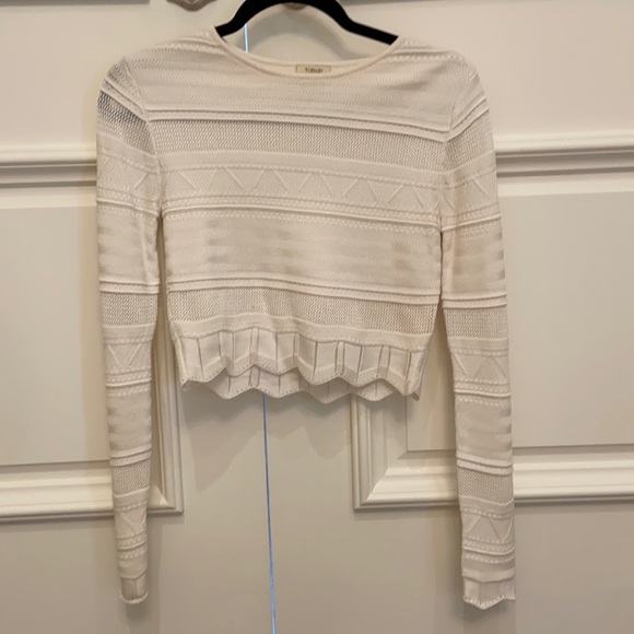 Torn by Ronny kobo crop top - Picture 1 of 5